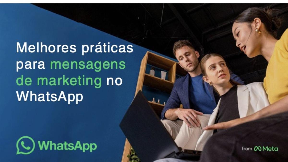 Capa do material Melhores práticas para mensagens de marketing no WhatsApp