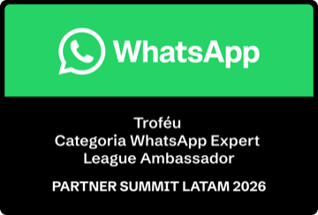Troféu WhatsApp · Categoria WhatsApp Expert League Ambassador · Partner Summit LATAM 2026
